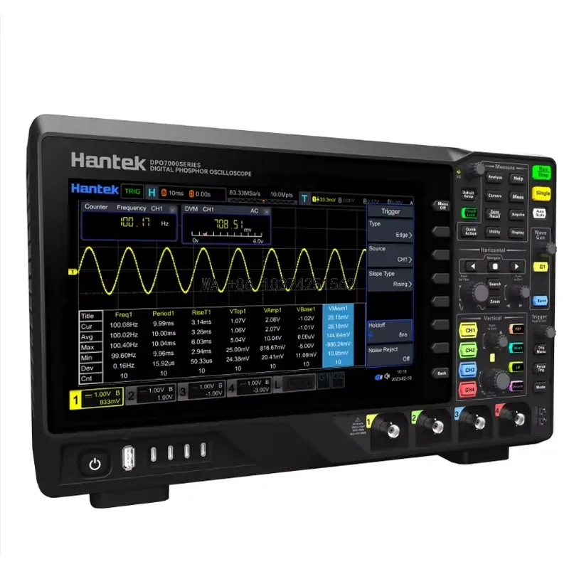 Wmwmnu – cyfrowy oscyloskop z  – Digital Storage Oscilloscope 4 Channel 100Mhz recenzja i cena